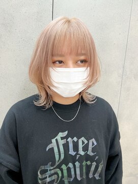 ユーフォリア 池袋東口駅前店(Euphoria) 【Mizuki指名で叶う♪】ハイトーン可愛いミディアムウルフ : )