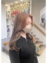 ネオリーブアイム 横浜西口店(Neolive aim)&nbsp;夏カラーミルクティーベージュ韓国ヘア【横浜】