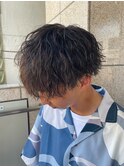 ツイストスパイラル/メンズカット/メンズパーマ/波巻きパーマ