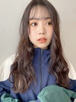 リトルガーデン(Little Garden)&nbsp;大人可愛い抜け感ロング☆透明感カラーマロンブラウン◇20代30代