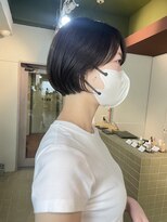 ハル ヘアスタジオ(haRu hair studio)&nbsp;丸みショートボブ