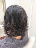 ゆるふわボブパーマ