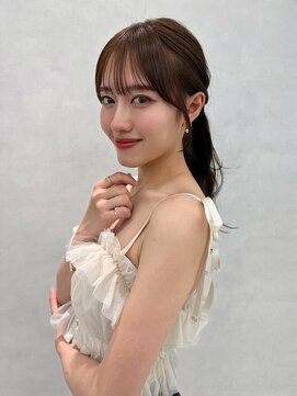 エジョン 三鷹店(Aejon) シースルーぱっつん×顔周り