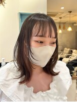 キャリコ(calico) 《maya》ミディアムレイヤー＊顔周りレイヤー＊くびれミディアム