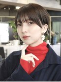 大人マッシュショート／丸みショート／表参道／30代40代50代