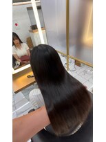 美髪ストレート 美髪ロング 縮毛矯正 地毛風ストレート 艶髪