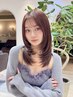 【髪質改善艶カラー】カット+アルティストカラー+超音波N.トリートメント