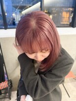 クーナバイトマト 横浜(Cuna by TOMTO)&nbsp;【MISATO】くすみピンクカラー_ボブレイヤー
