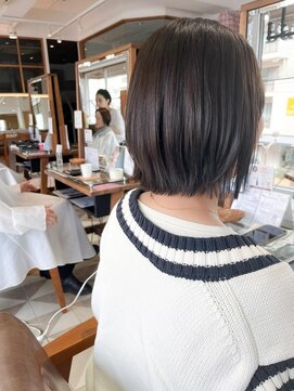 バブ バイネオリーブ(Bab by neolive) 自由が丘美髪外ハネボブブルーブラックイメチェン