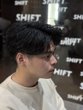 シフト メンズ オンリー サロン 薬院店(SHIFT Men's only salon) フェザーパーマ