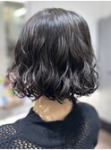 王道ボブパーマ♪