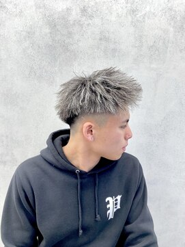 ルースト 西院店(ROOST) ツイストパーマ×ホワイトフルメッシュ