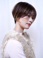 ピークアブー アヴェダ アトレ恵比寿(PEEK-A-BOO AVEDA) コントラストカラー/丸みショートボブ/前髪あり/ハイライト