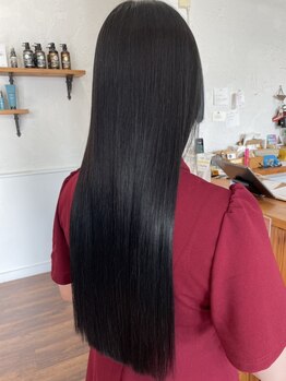 レジスタヘアーワークス (REGISTA hair works)の写真/毎日のアイロンにサヨナラ！従来の縮毛矯正とは異なるREGISTAの髪質改善ストレートで自然な美髪を★