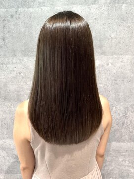 バランス 原宿 表参道(balance) 【髪質改善】オリーブベージュ×レイヤーヘア　YUKA