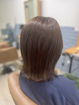 リープ(leap hair) 赤みをしっかりと抑えたオリーブベージュ