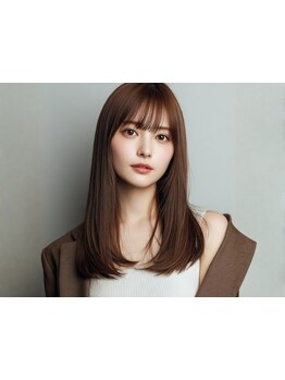 思わず触りたくなる艶髪へ！髪質/お悩みに合った施術で髪質改善しながら柔らかな質感のストレートヘアに＊