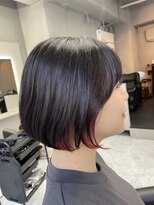 バディ 中野駅前店(BUDDY)&nbsp;インナーカラー×ボブ【中野美容室/新中野/東中野】