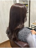 韓国風ヘア/レイヤーカット/くびれヘア/ショコラブラウン/モテ髪