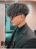 MEN’S HAIR/波巻ツイストスパイラル/フェザーパーマ/眉毛/渋谷