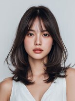 ケシキ 表参道 原宿(kesiki.)&nbsp;バタフライカット/レイヤーカット/シースルー/くびれミディアム