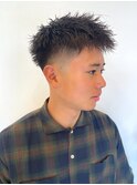 フェードツイストパーマスタイル