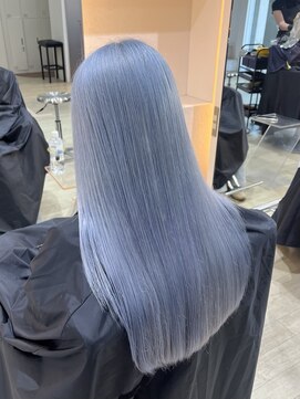 タイドヘアー 茨木2号店(TIDE HAIR) ペールブルー