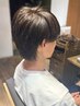 【メンズ限定】メンズカット+曲がる縮毛矯正+トリートメント ￥17820