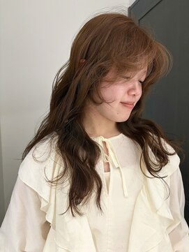 ロールアップスリーブス(ROLL UP SLEEVES) ブリーチなしolive beige / 顔周りカット