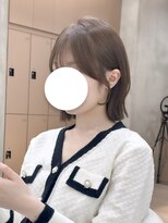 ロンドリゼル 札幌(Lond RiseL) ◯ミディアムレイヤーカット/ダークアッシュ/大人ガーリー