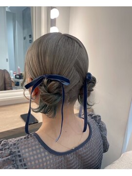 ヘアメイクアンドフォトスタジオ ベストシーン 有楽町 東京交通会館 アップスタイル