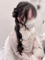 リシェル 原宿店(Ricel) お団子サイドポニー
