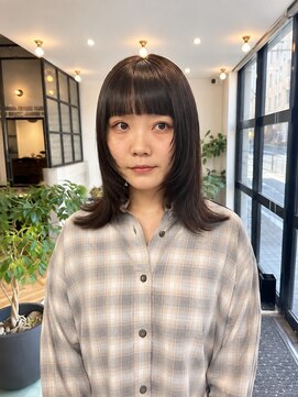 ジュイール(Jouir) 人気な顔周りレイヤースタイル