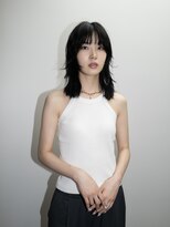ポートラブ(Portlove)&nbsp;ロングパーマ　レイヤーパーマ　韓国レイヤー　顔周りレイヤー