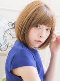 《melt》大人小顔ナチュラルレイヤーボブ　ひし形　サイド