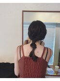 ヘアセット ダウンスタイル