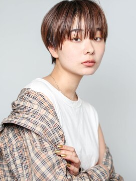テトヘアー(teto hair) short［ハンサムショート・ベージュカラー・マッシュ］