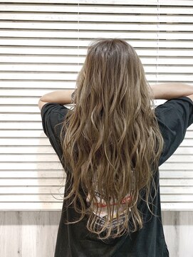 ビーチ ヘア メイク 綱島店(BEACH hair make) 外国人風カラー/3Dハイライト/バニラベージュカラー/くるくる