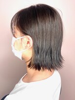 グラッシー センター北店(GLASSI)&nbsp;耳掛けショート★フォギーベージュ★マッシュウルフ★外ハネボブ