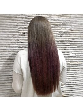 ビス リアン 川口店(Vis lien) ミルクティーベージュ/シーアピンク/ストレート/ケアブリーチ/