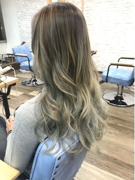 ヘアー デザイン アトリエ ニゴ(hair desing atelier 25) バレイヤージュ☆グレージュ
