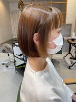 リト(re:to*) クセではねちゃう人発見☆酸性ストレートでツヤツヤ内巻きボブに