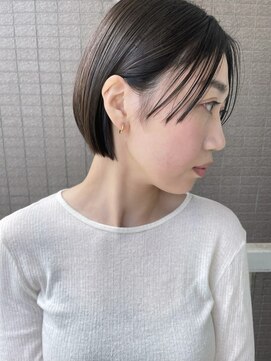 カロリー(Cal-) コンパクトボブ × ラベンダーグレージュ