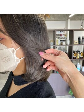 バベル(BABEL Hair Design) 【BABEL】グレージュ @日高愛美