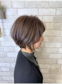ショート/ショートボブ/くびれショート/丸みショート