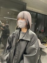 ソル オモテサンドウ 表参道 青山(SOL . OMOTESANDO)&nbsp;ホワイトカラー/インナーカラー/ボブウルフ［表参道駅］