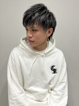 ネイロ 錦糸町(NeiRo) アップバングツーブロマッシュ束感ショート波巻きmen'shair