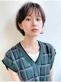大人可愛い♪くびレイヤー*前髪パーマ*スロウカラー*アッシュ
