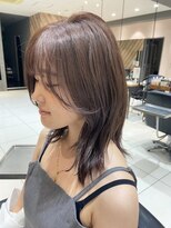 プログレス 小手指店(PROGRESS)&nbsp;ラベンダーブラウン/シアーカラー/セミディ