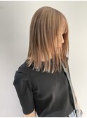 10代20代/ミルクティーベージュ/ミディアム